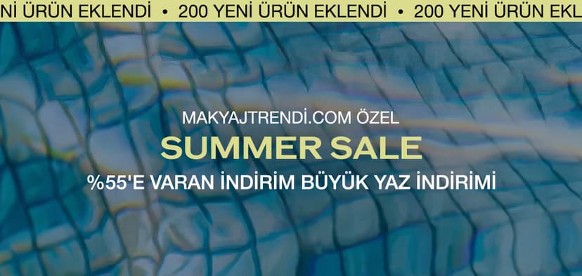 MAKYAJTRENDİ.COM'A ÖZEL %55'E VARAN İNDİRİM FIRSATLARI