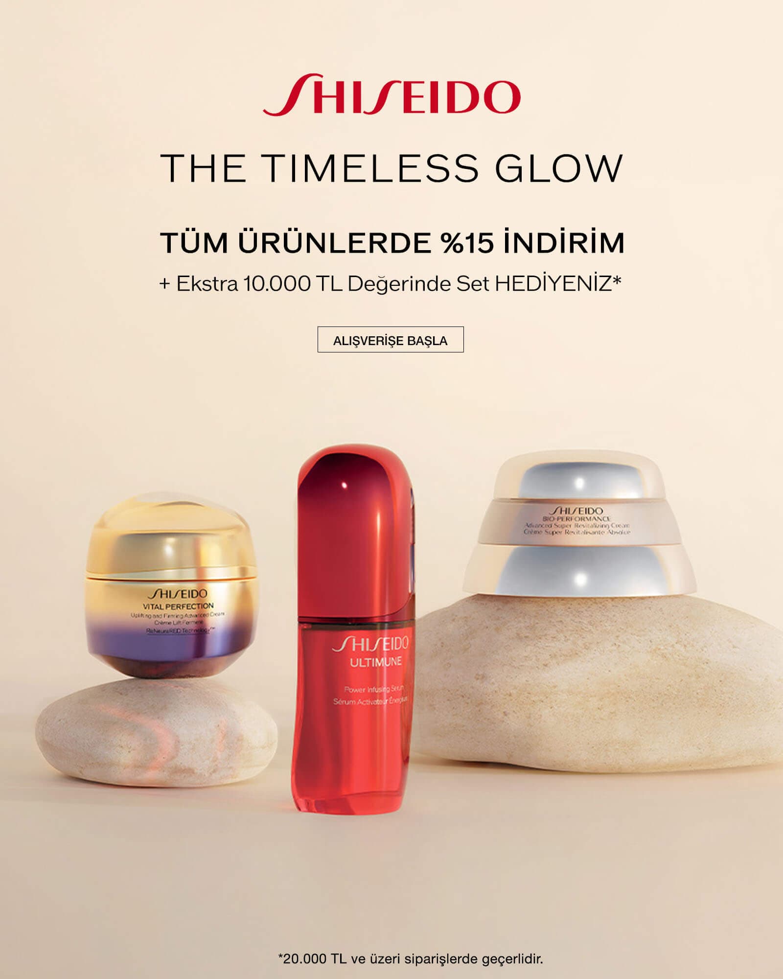 Slider - Shiseido %15 İndirim