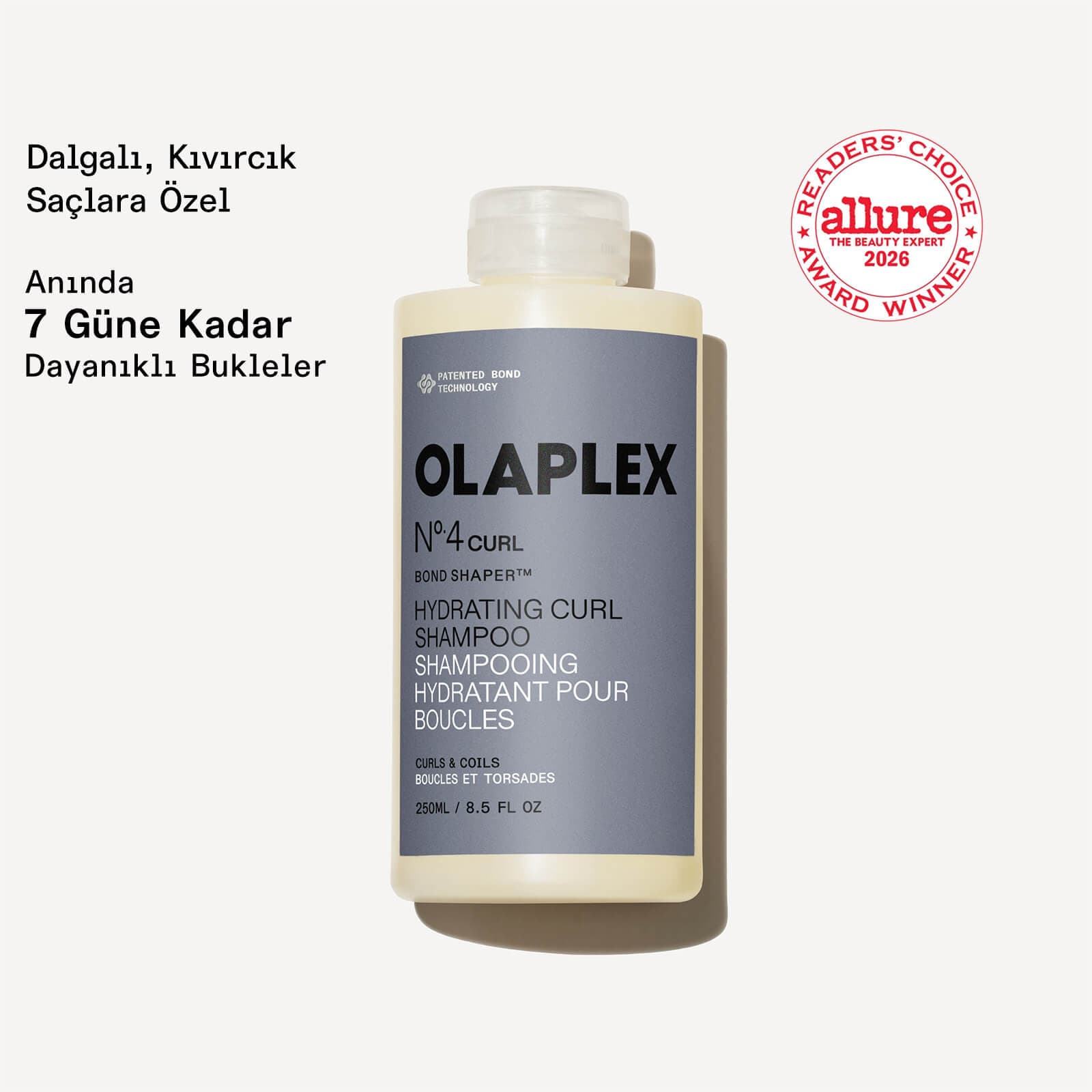 No. 4 CURL BOND SHAPER HYDRATING CURL SHAMPOO