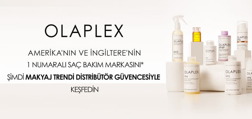 AMERİKA'NIN 1 NUMARALI SAÇ MARKASI OLAPLEX ŞİMDİ MAKYAJTRENDİ.COM'DA