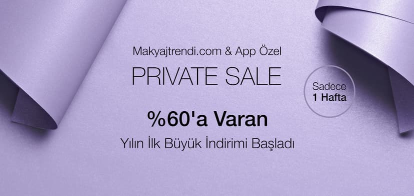 MAKYAJTRENDİ.COM'A ÖZEL %60'A VARAN İNDİRİM FIRSATLARI