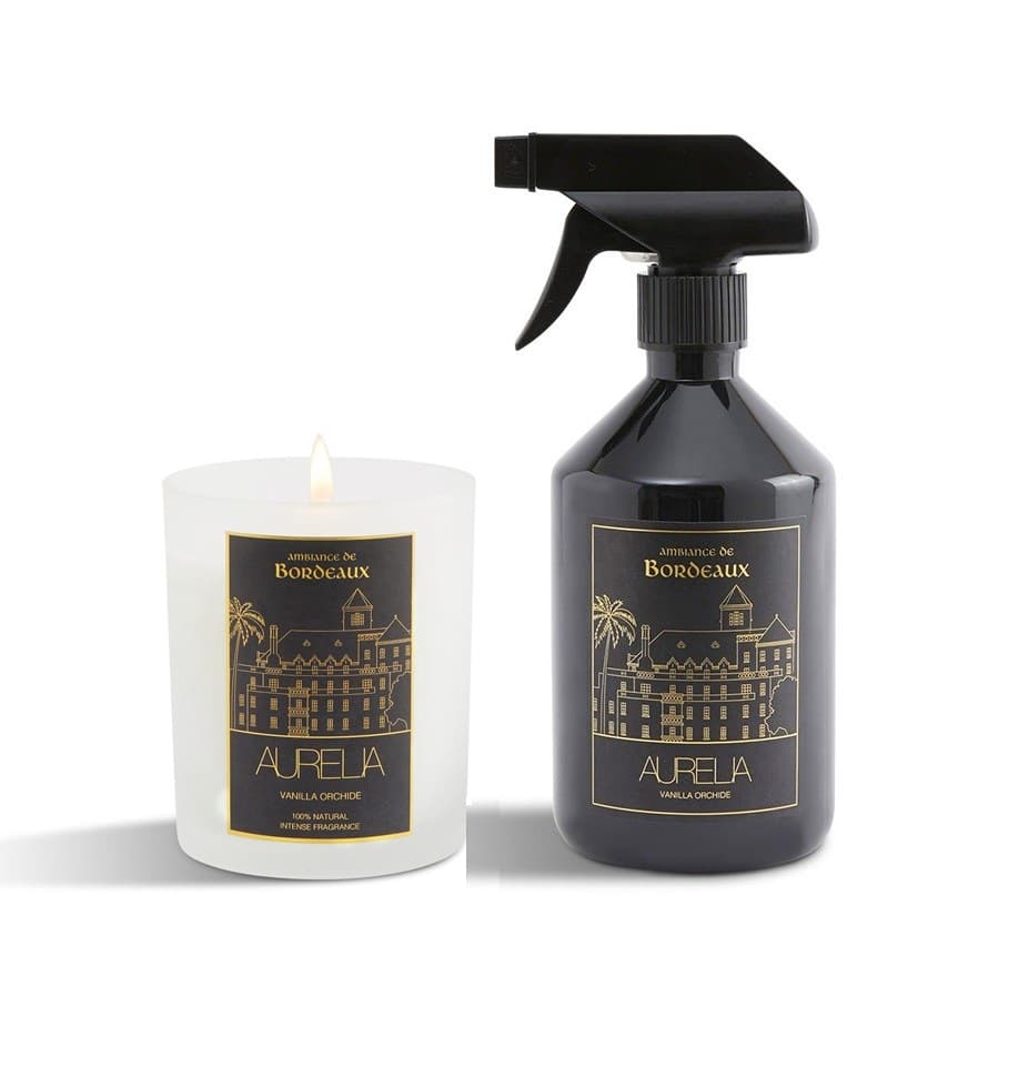 VANILLA ORCHIDE CANDLE & ROOM SPRAY SET