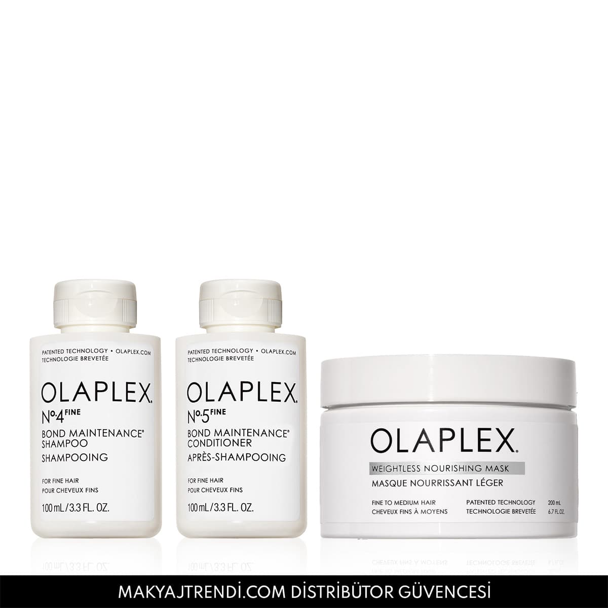 CLEANSE & MOISTURE & NOURISH FOR FINE HAIR TRIO