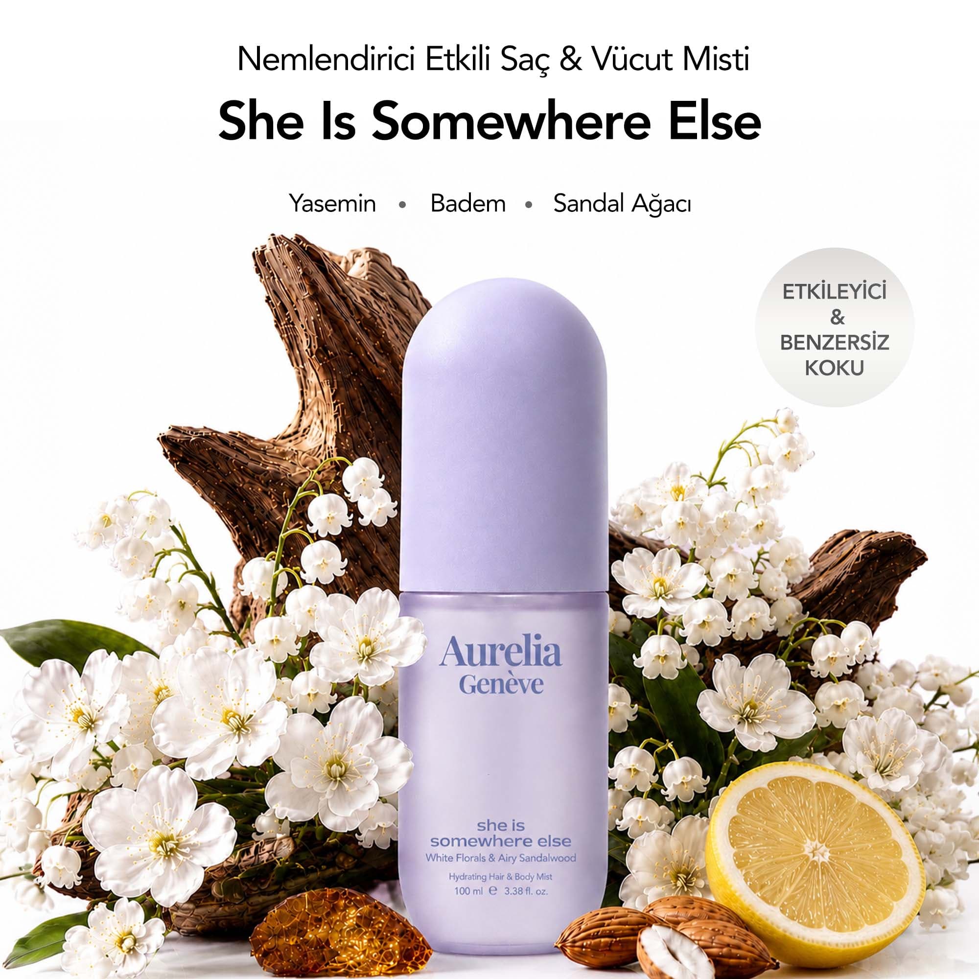 HYDRATING HAIR & BODY MIST SHE IS SOMEWHERE ELSE