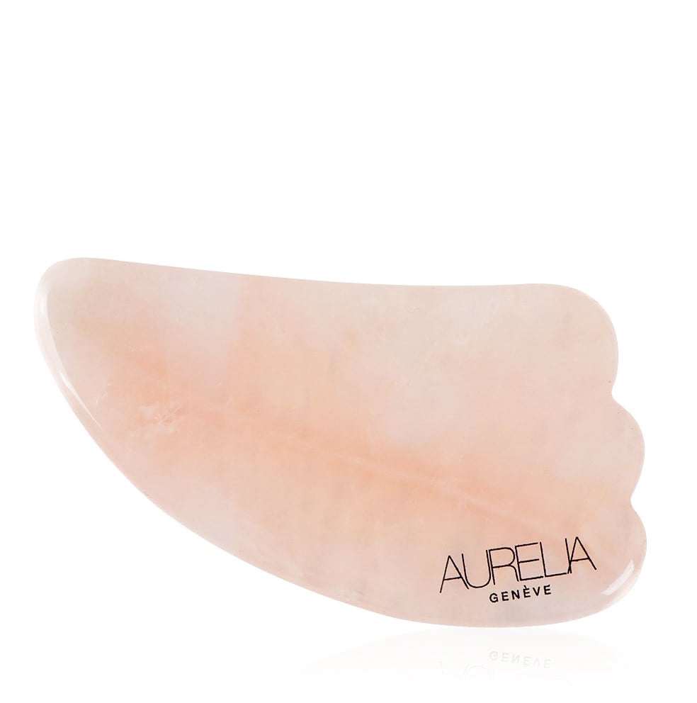 Melek Kanadı Gua Sha Taşı - Pembe Kuvars