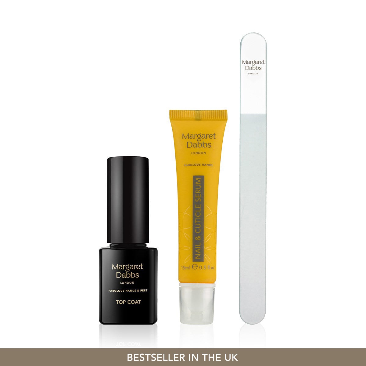 Tırnakları Besleyen Kalem Serum & Kristal Tırnak Törpüsü & Oje Üstü Baz Seti