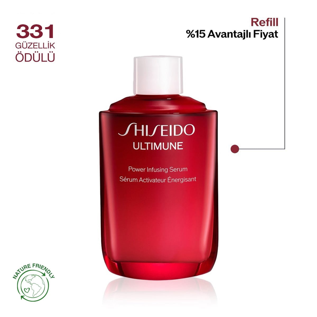 Yaşlanmayı Yavaşlatan, Pürüzsüzleştirici Etkili & Cilt Bariyerini Güçlendiren Serum - REFİL & POMPASIZ