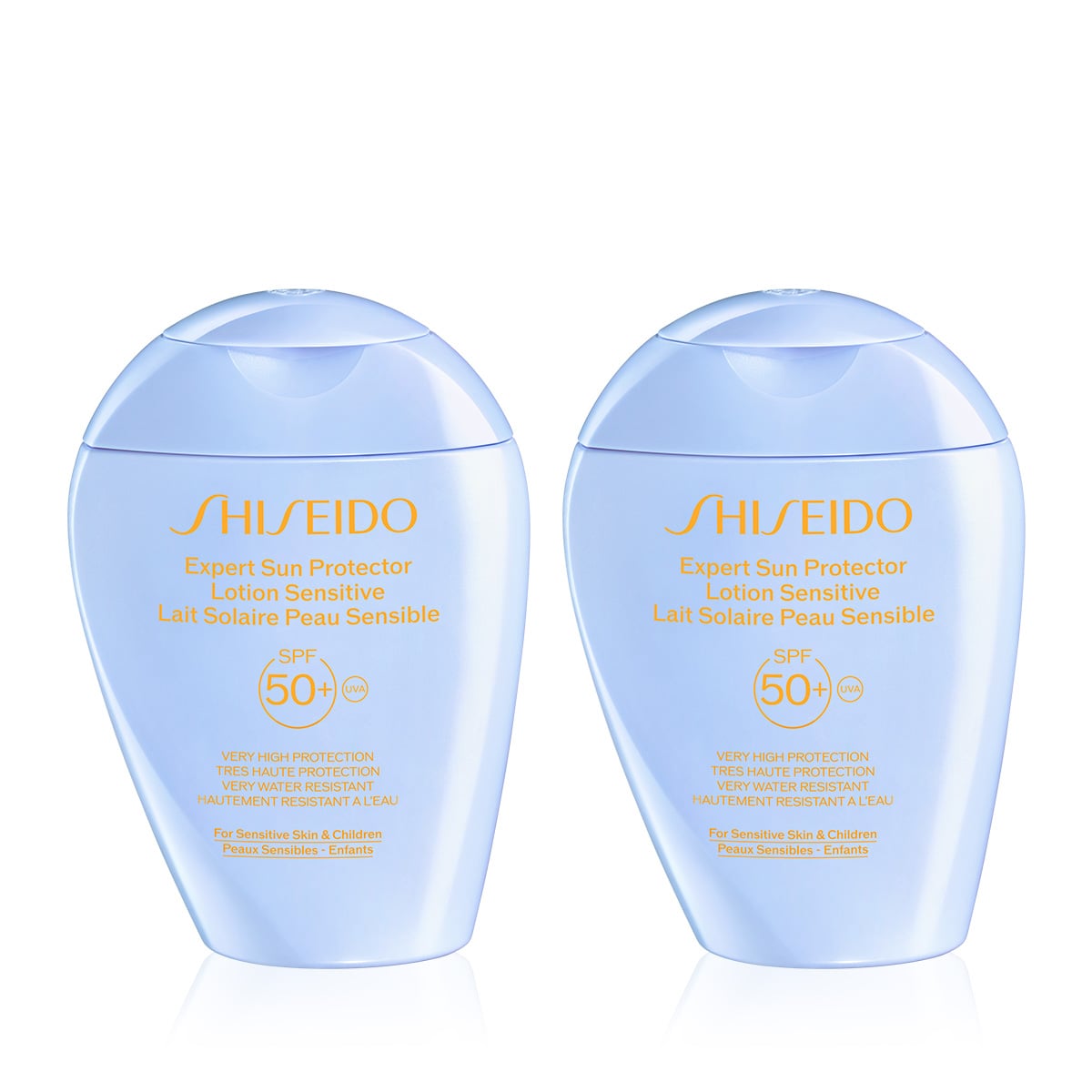 Hassas Ciltler & Çocuklar İçin Suya ve Isıya Çok Dayanıklı Güneşe Karşı Koruyucu İkili Losyon Seti SPF50+