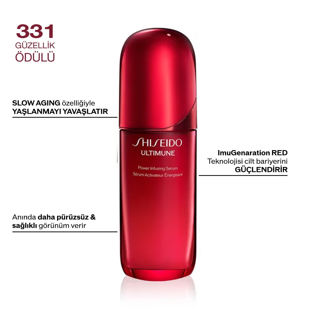 Yaşlanmayı Yavaşlatan, Pürüzsüzleştirici Etkili & Cilt Bariyerini Güçlendiren Serum