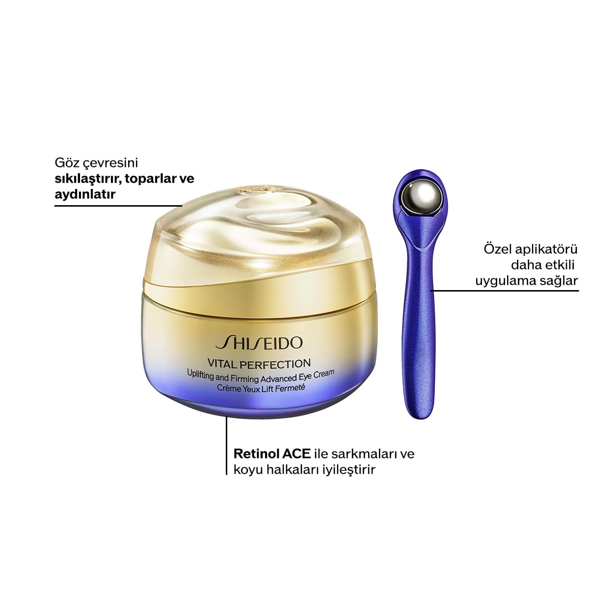 Sıkılaştırıcı, Toparlayıcı & Anti-Aging Etkili Retinol İçeren Göz Çevresi Kremi