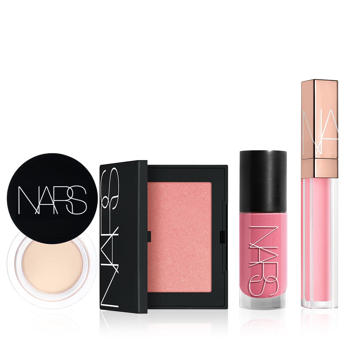 Yüksek Örtücü Silgi Kapatıcı, Toz Allık, Likit Allık & Lip Gloss Seti