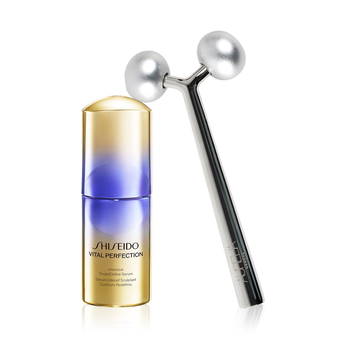 Cildi Parlatan ve Sarkma Karşıtı Serum & Roller Seti