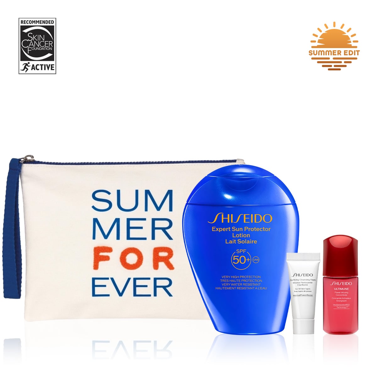 Cildi Temizleyen, Güneşten Koruyan & Yaşlanma Karşıtı Etki Sunan Bakım Seti