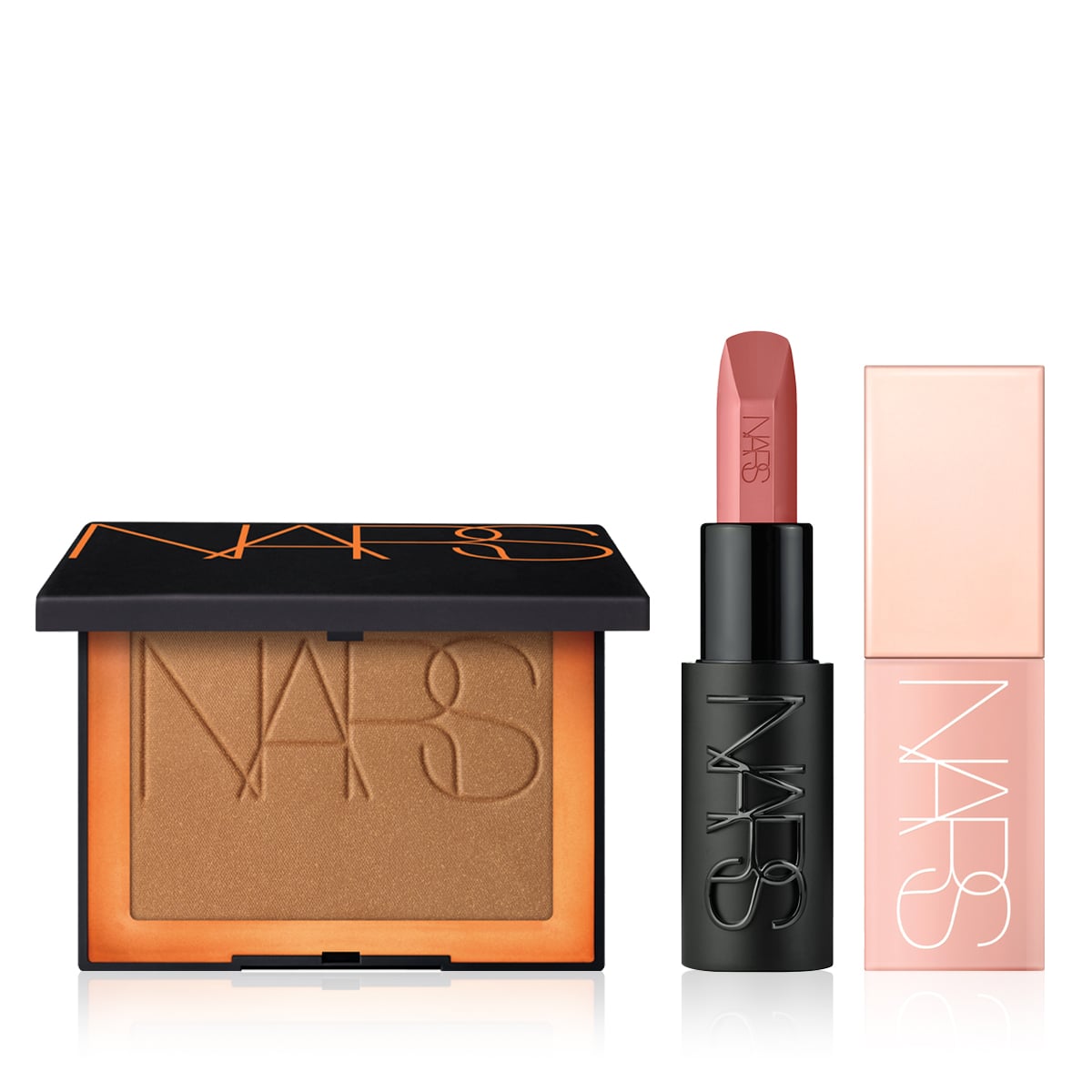 Cilde Canlı ve Bronz Görünüm Kazandıran & Dudaklara Yoğun Renk Veren Makyaj Seti