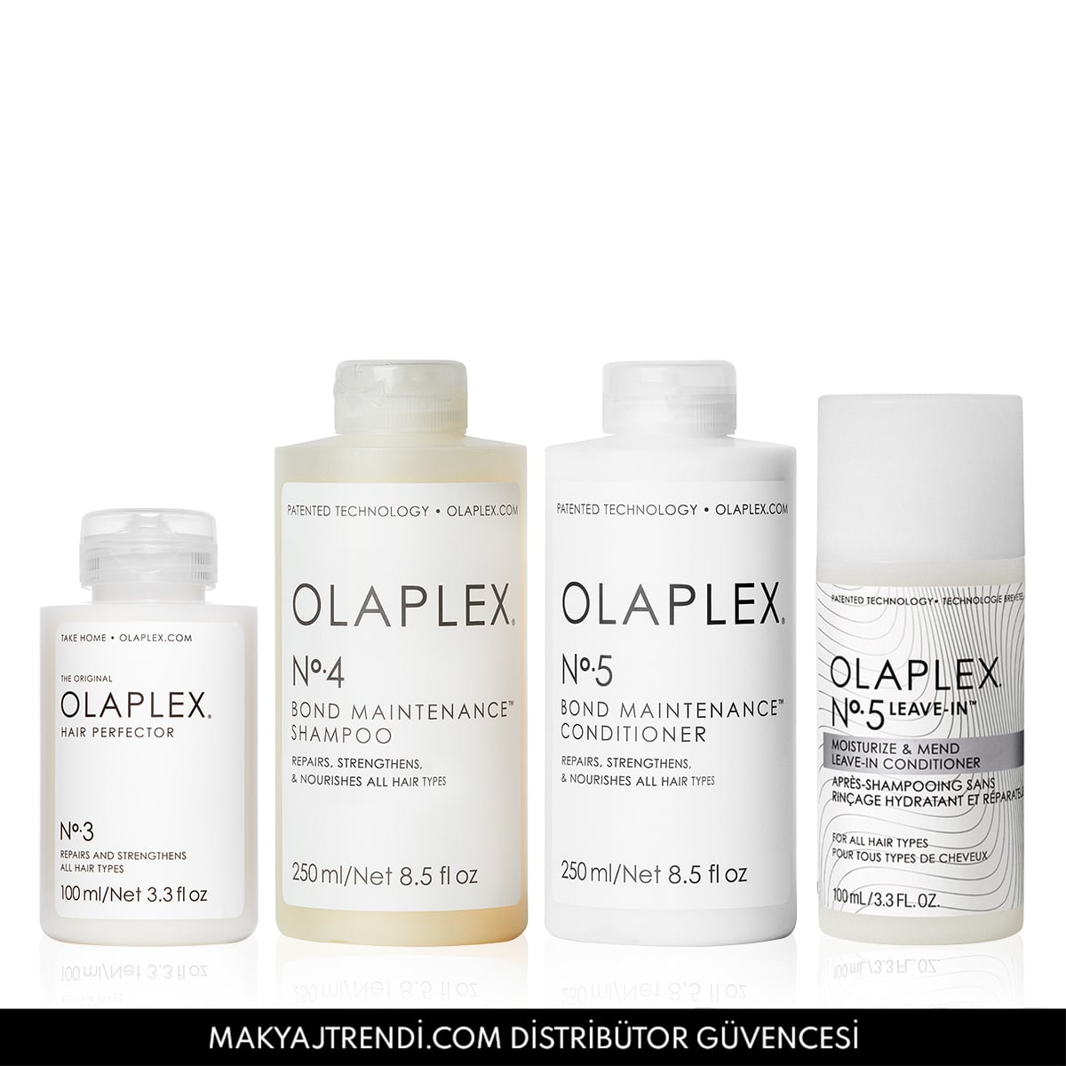 Saç Kusursuzlaştırıcı, Bağ Güçlendirici & Nemlendirici Bakım Seti