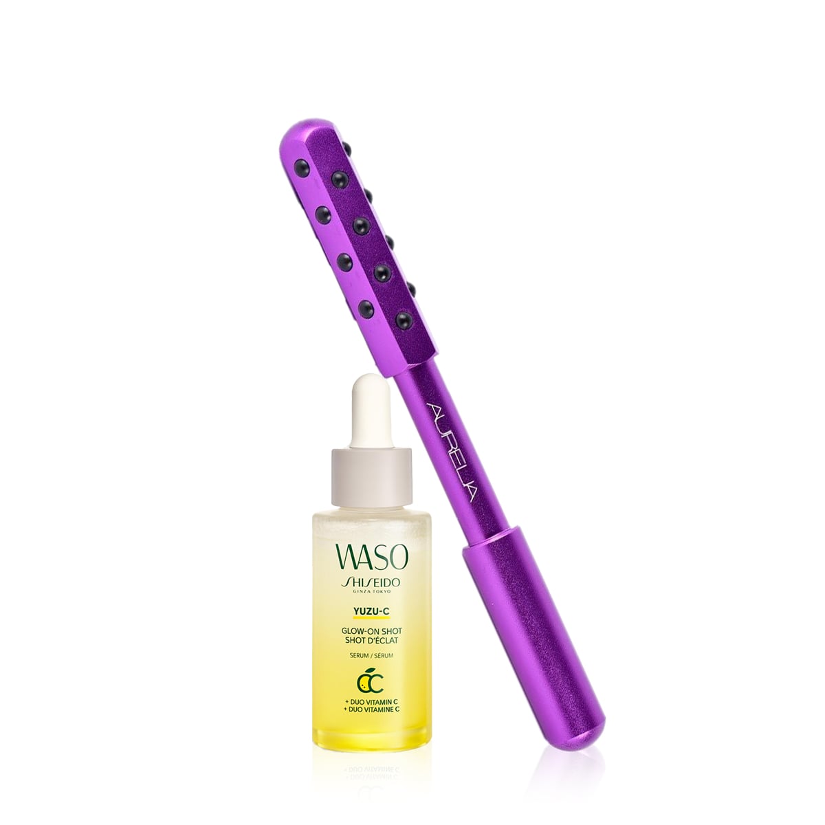 C Vitamini İçeren, Cildi Canlandıran ve Şekillendiren Serum & Roller Seti