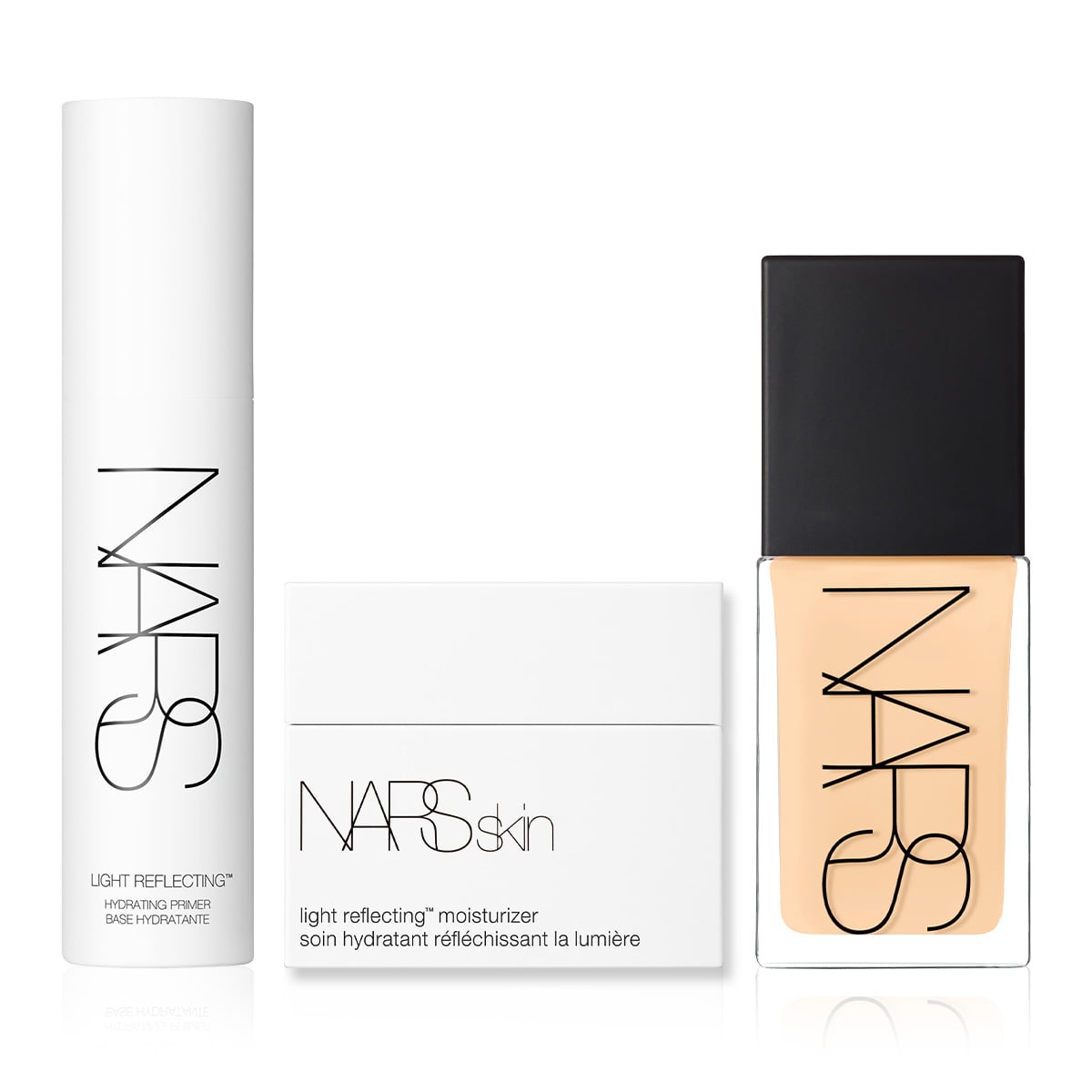 Cildi Makyaja Hazırlayan ve Parlaklık Kazandıran Nemlendirici & Fondöten & Primer Seti