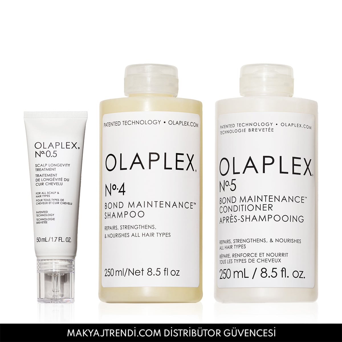 Saçları Temizleyen & Nemlendiren & Saç Derisini Güçlendiren Bakım Seti