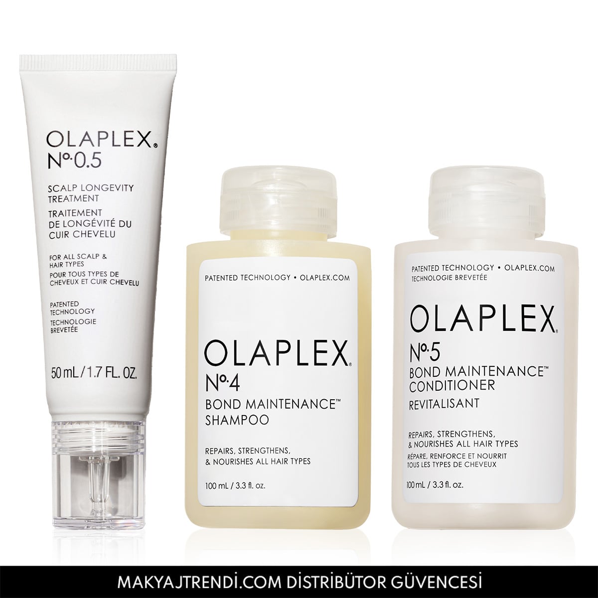 Saçları Temizleyen & Nemlendiren & Saç Derisini Güçlendiren Bakım Seti 