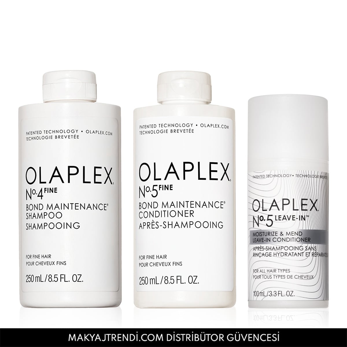 İnce Telli Saçlar İçin Bağ Güçlendirici Şampuan, Saç Kremi & Durulanmayan Saç Kremi Seti