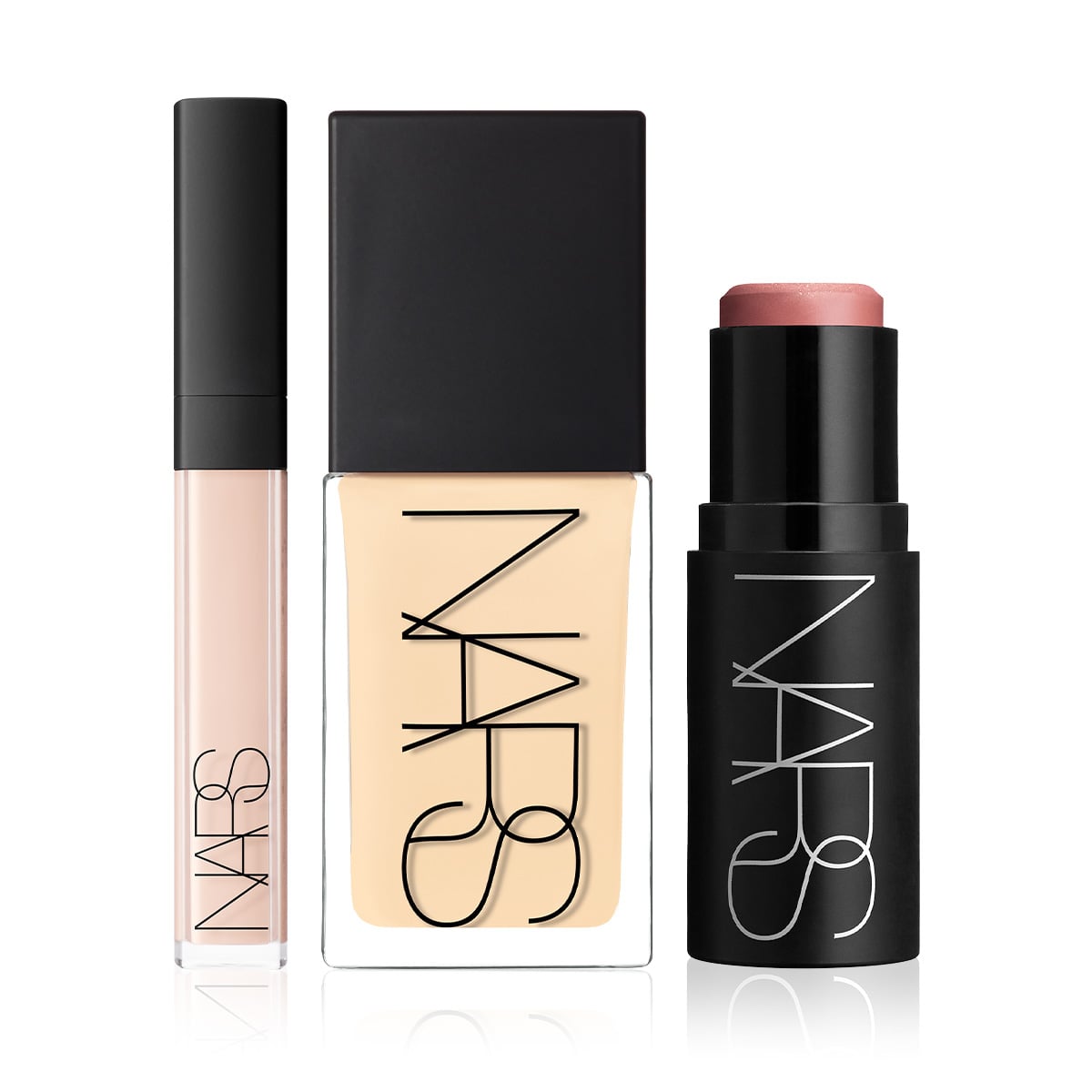 Kapatıcı & Cilt Bakım Etkili Fondöten & Çok Amaçlı Stik Allık Seti