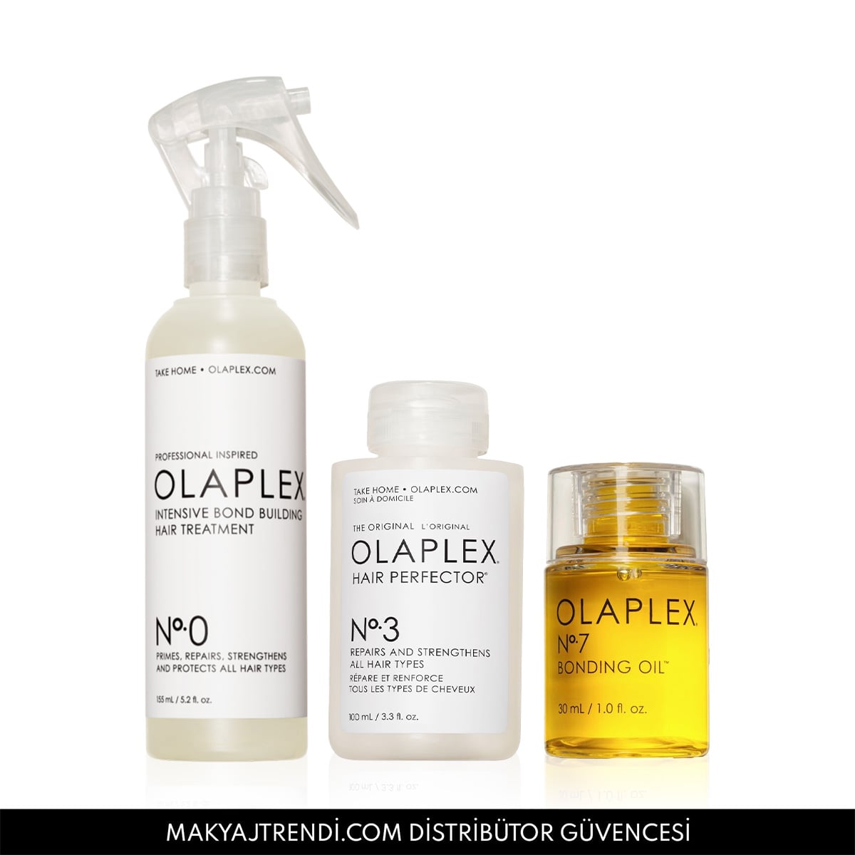 Bağ Güçlendirici & Parlaklaştırıcı & Yoğun Onarıcı Saç Bakım Seti