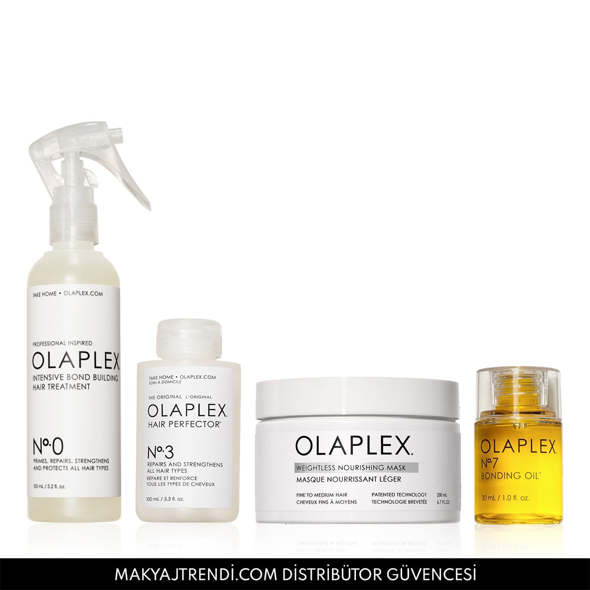 İnce Telli Saçlar İçin Bağ Güçlendirici & Parlaklaştırıcı & Yoğun Onarıcı Saç Bakım Seti