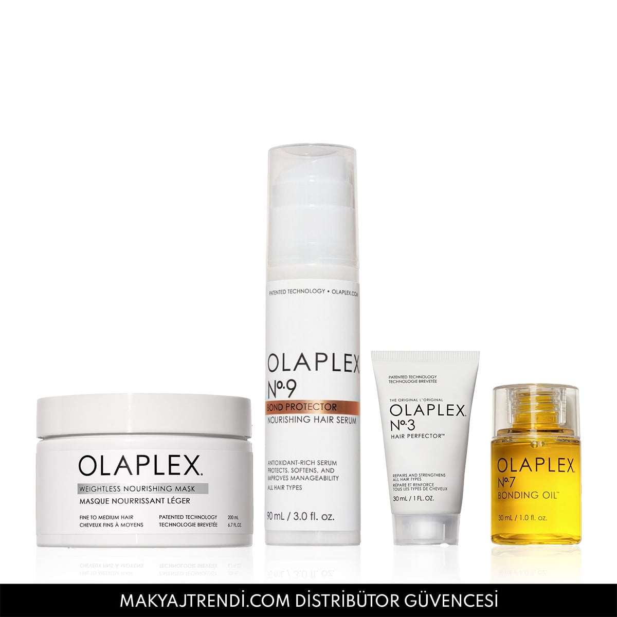 İnce Telli Saçlar İçin Bağ Güçlendirici, Besleyici, Elektriklenmeyi Önleyen Bakım Seti