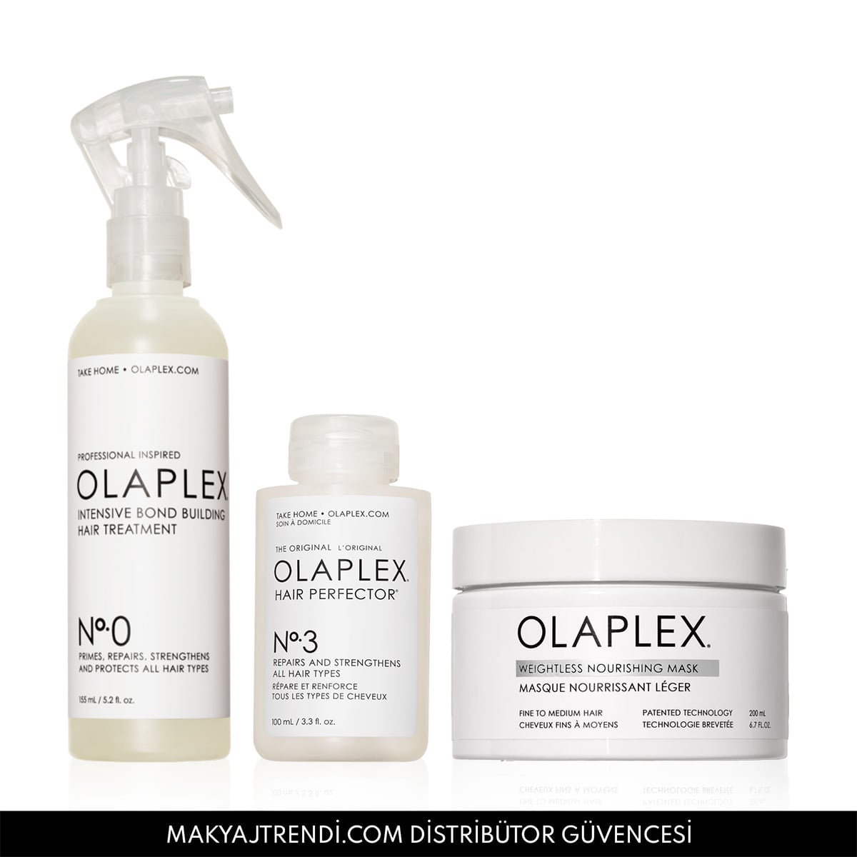 İnce Telli Saçlar İçin Onaran & Bağ Güçlendiren & Nem Veren Bakım Seti