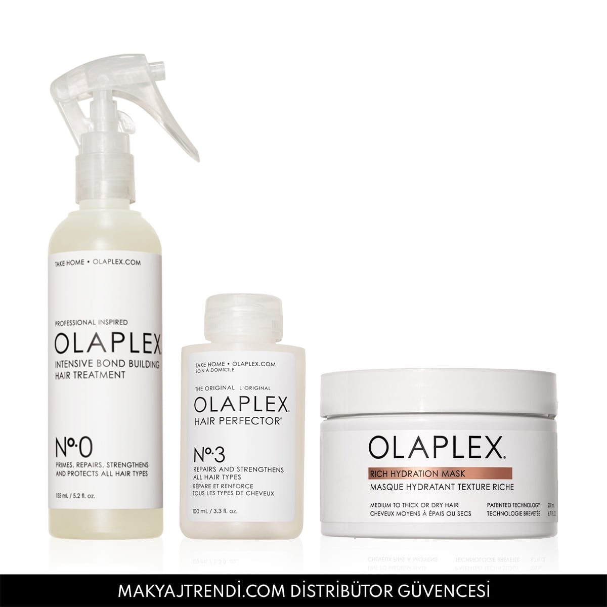 Kalın Telli Saçlar İçin Onaran & Bağ Güçlendiren & Nem Veren Bakım Seti