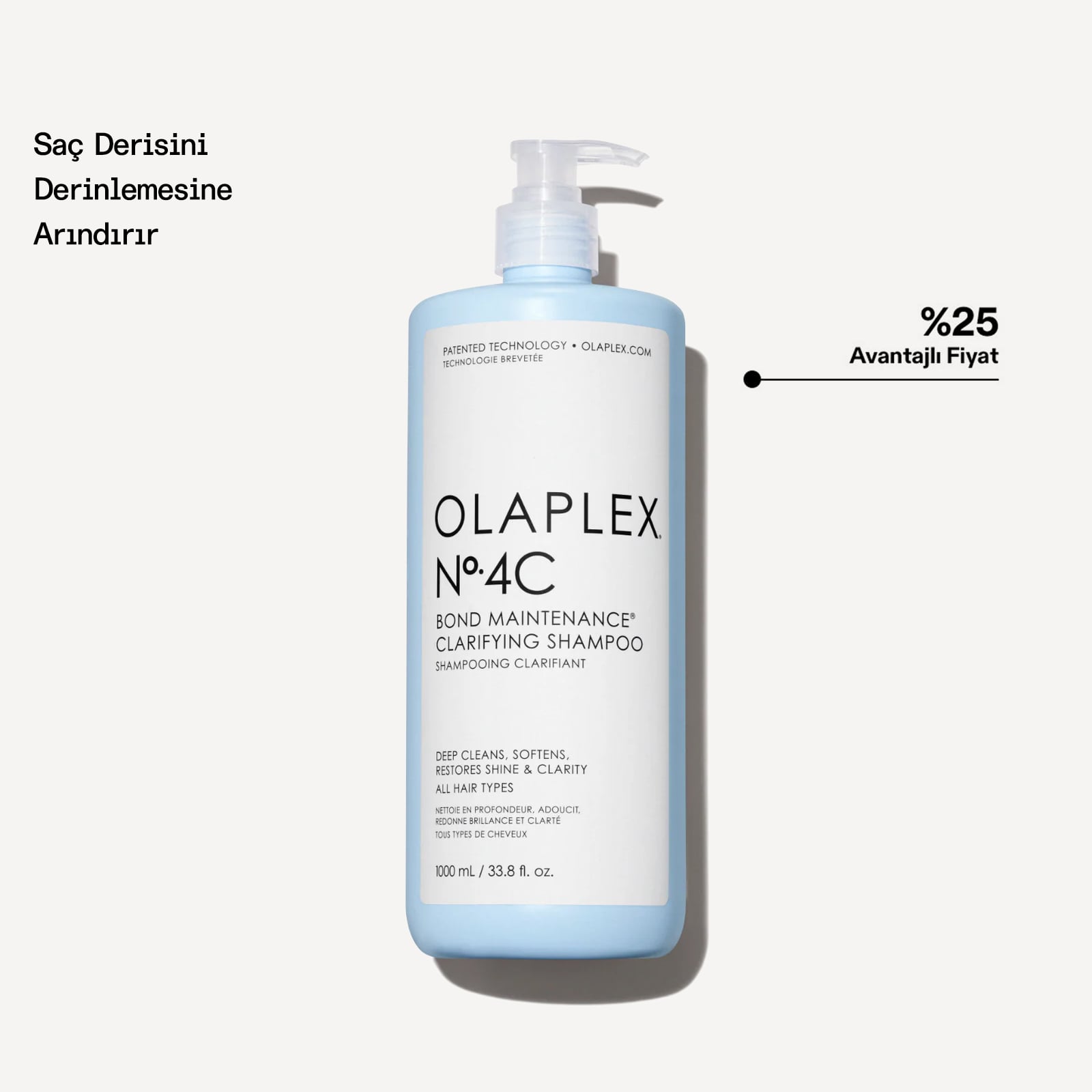 Derinlemesine Temizleyen & Bağ Güçlendiren Şampuan