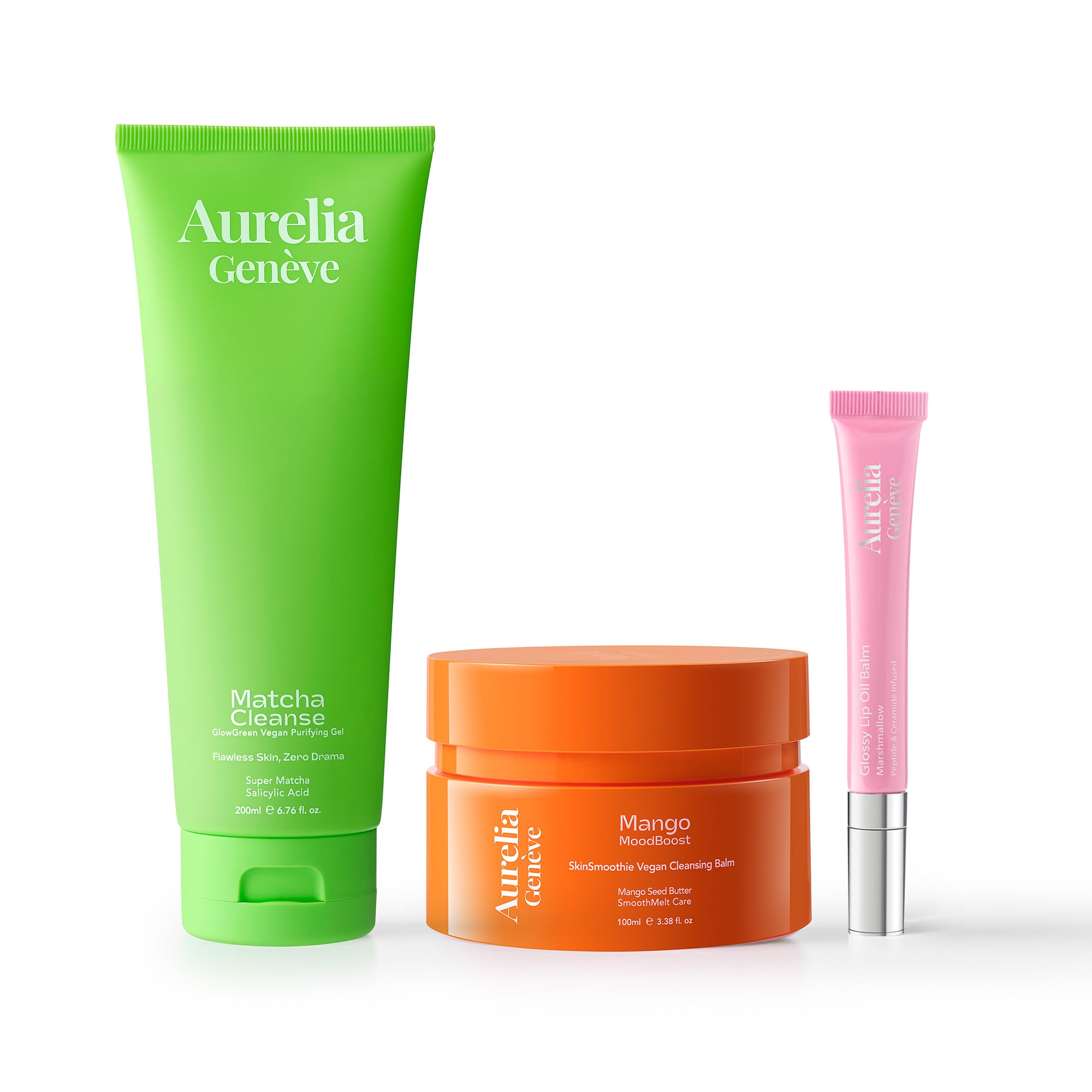 Temizleme Jeli, Temizleme Balmı & Nemlendirici Etkili Lip Balm Seti