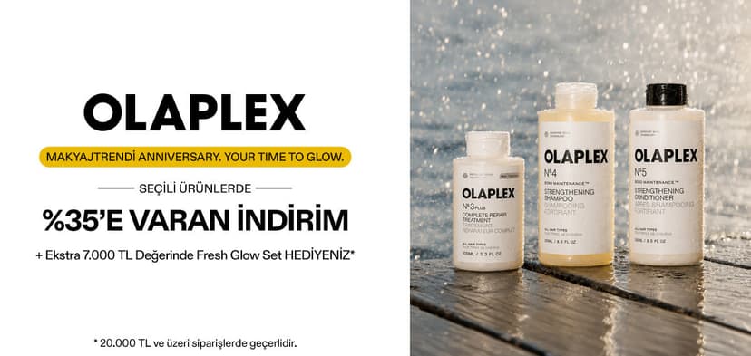 OLAPLEX ÜRÜNLERİNDE %35'E VARAN İNDİRİM +EKSTRA HEDİYE FIRSATI