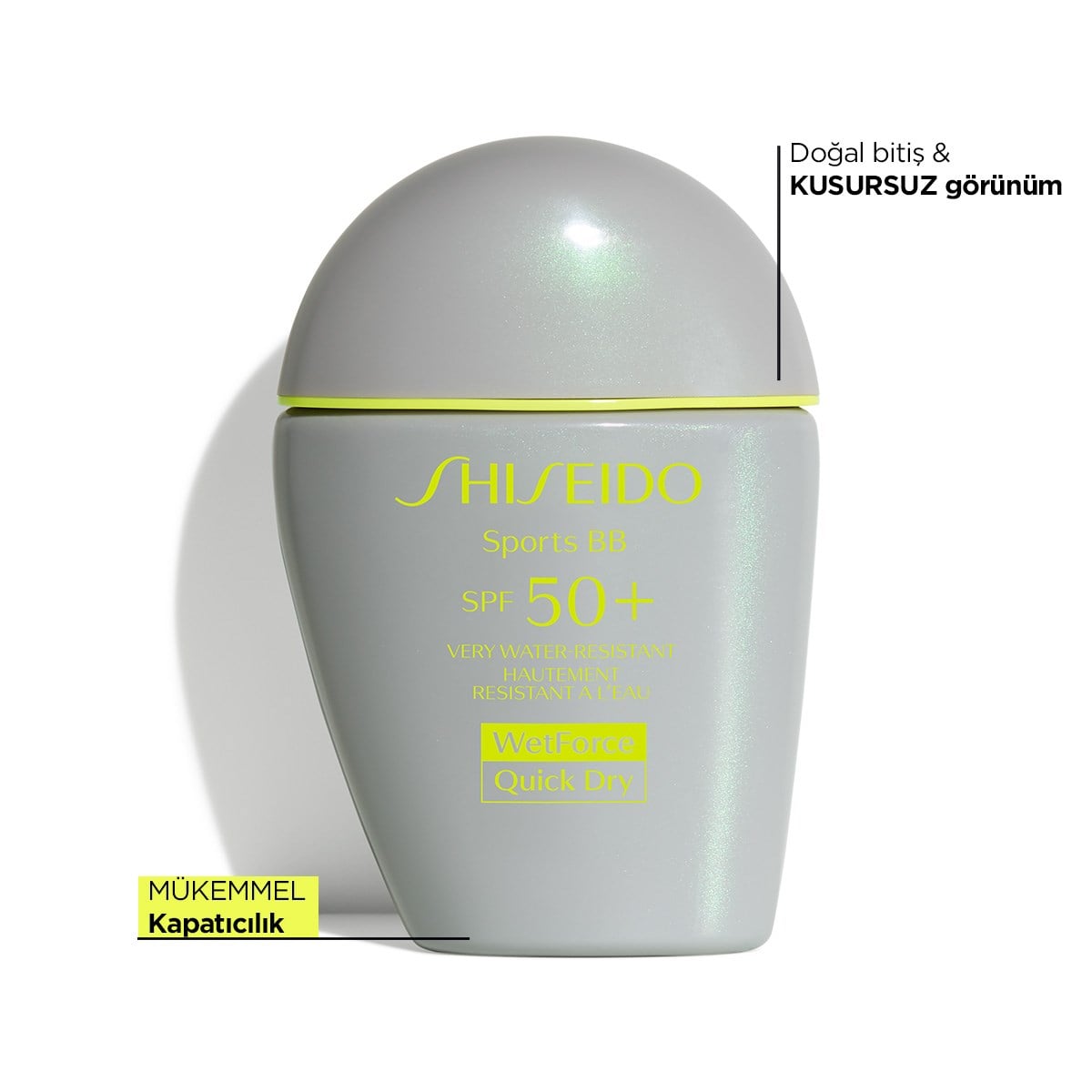 Cildi Güzelleştiren, Doğal Bitişli, Suya, Terlemeye Karşı Dayanıklı Güneş Koruyucu Likit BB Krem SPF50+ ( Yağlı & Karma Cilt İçin)