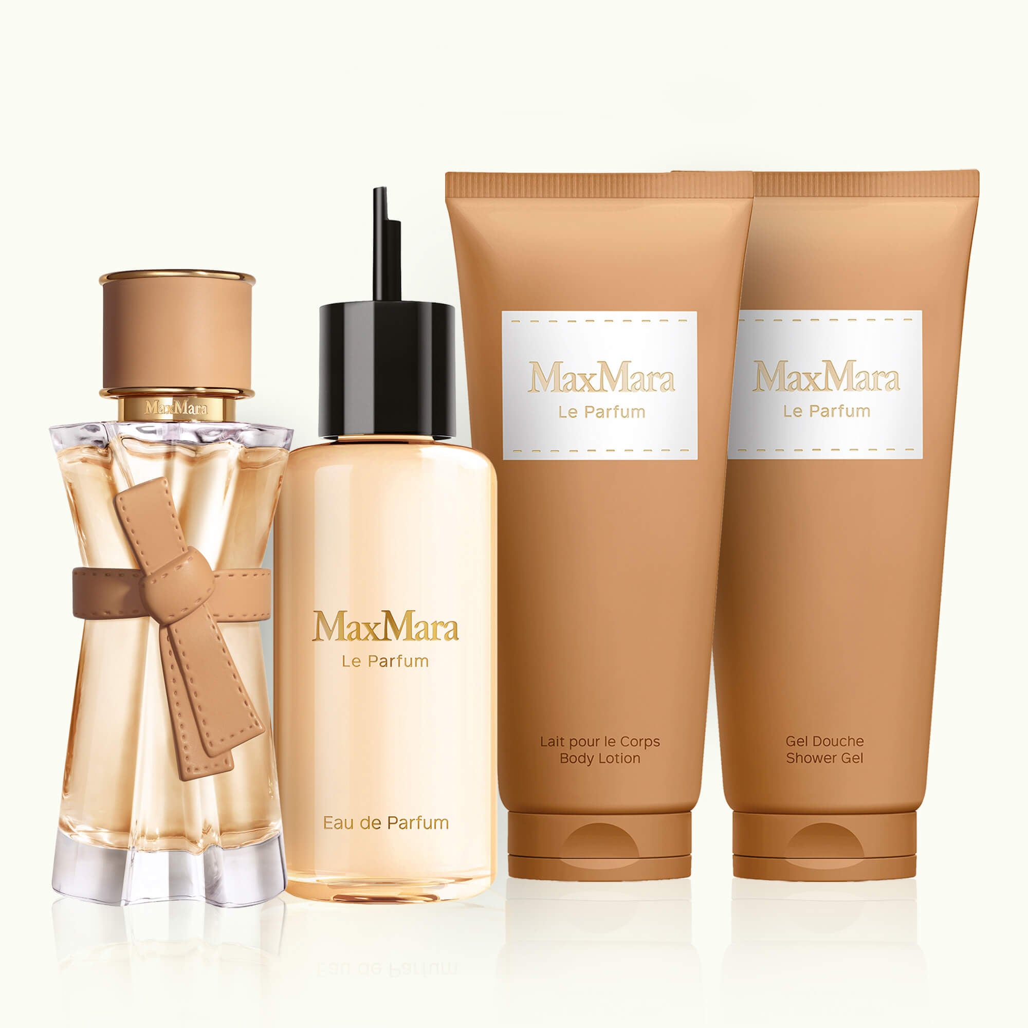 Odunsu Çiçeksi Duş Jeli, Vücut Losyonu, 100 ml Parfüm & 150ml Refill Parfüm Seti