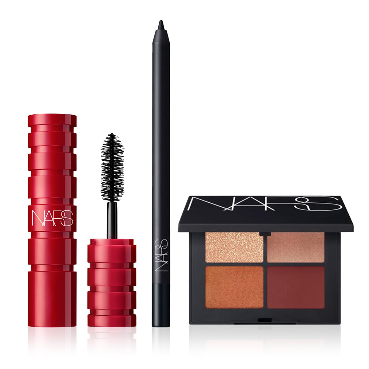 Dörtlü Far Paleti & Eyeliner & Mini Climax Maskara Seti