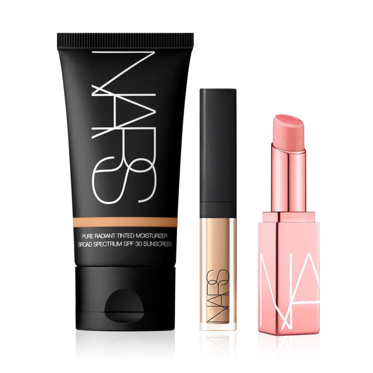 Mini Radiant Creamy Kapatıcı & Pure Radiant Renkli Nemlendirici & Afterglow Lip Balm Seti