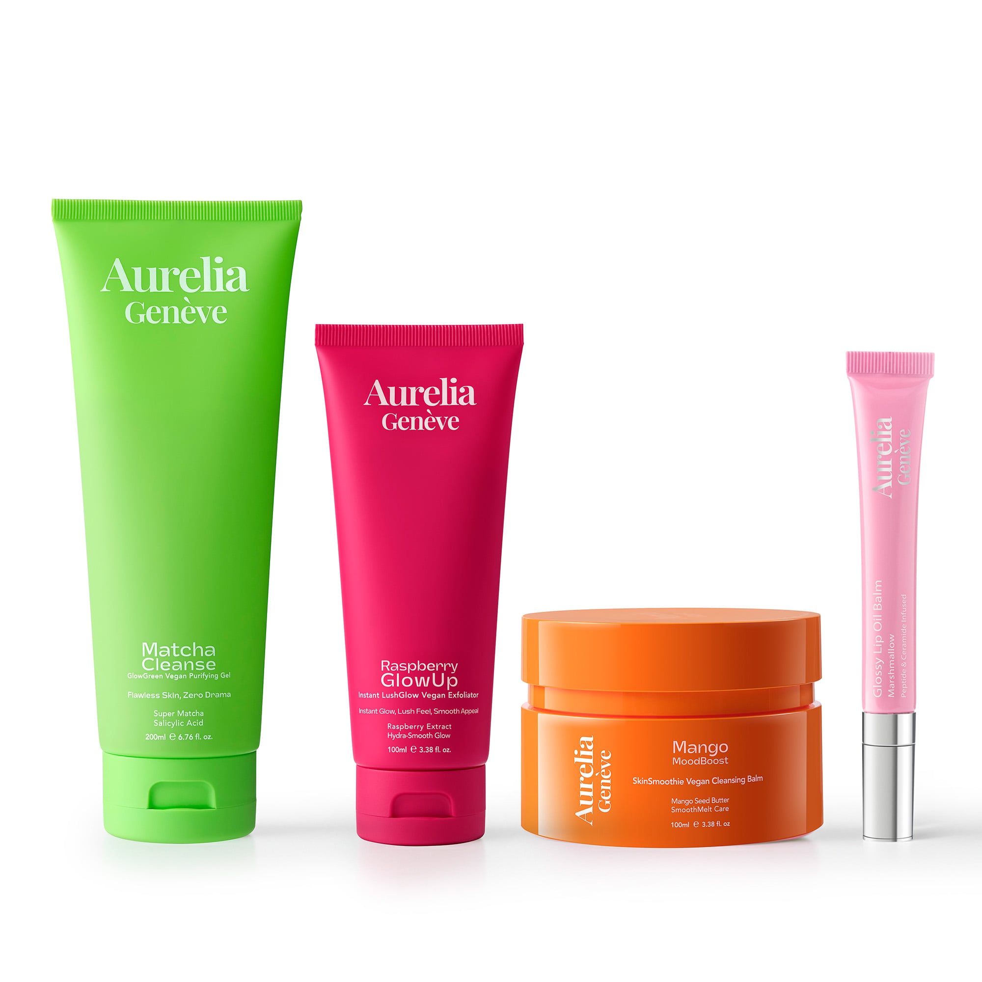 Temizleme Jeli, Peeling, Temizleme Balmı & Nemlendirici Etkili Lip Balm Seti